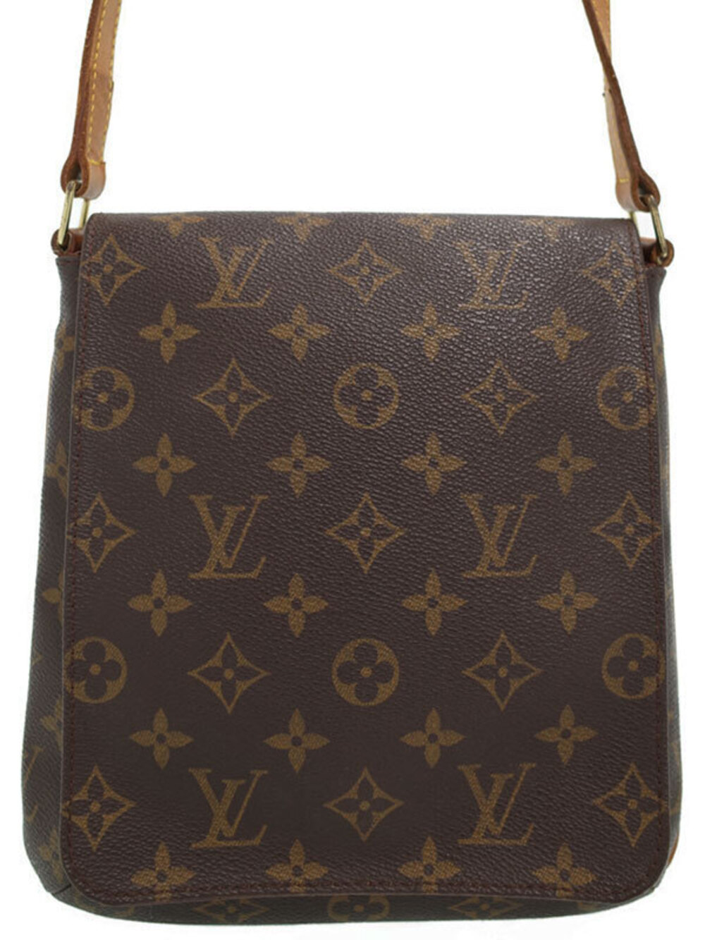 Louis Vuitton Monogram Musette Salsa Shoulder Bag Canvas Leather Brown